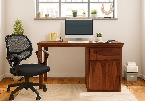 Oliver Study Desk and Revolving Chair Combo